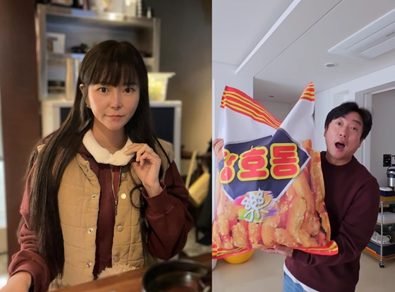박지연(왼쪽), 이수근/사진=박지연