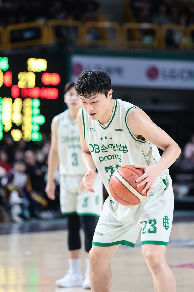 원주 DB의 박인웅. /사진=KBL 제공