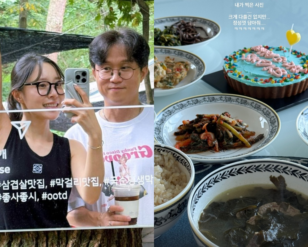 이솔이(왼쪽), 박성광 /사진=이솔이 인스타그램