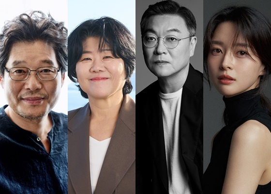 /사진=왼쪽부터 에이스팩토리(유재명), 애닉이엔티(이정은), 안컴퍼니(김의성), 고스트 스튜디오(권나라)