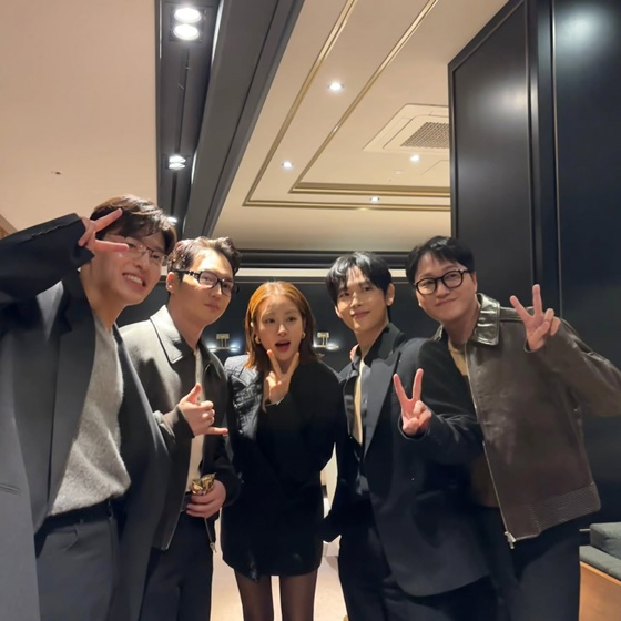 왼쪽부터 강하늘, 변요한, 강소라, 임시완, 김대명 /사진=강소라 인스타그램 캡처