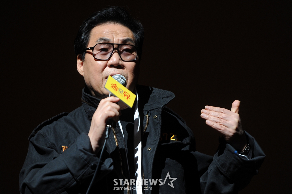 5일 오후 서울 동대문구 회기동 경희대학교 평화의 전당에서 열린 영화 '송포유' 콘서트 시사회 /사진=최부석 기자 my2eye@