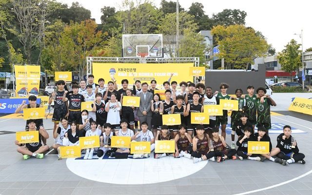 코리아투어 기념사진. /사진=대한민국농구협회 제공