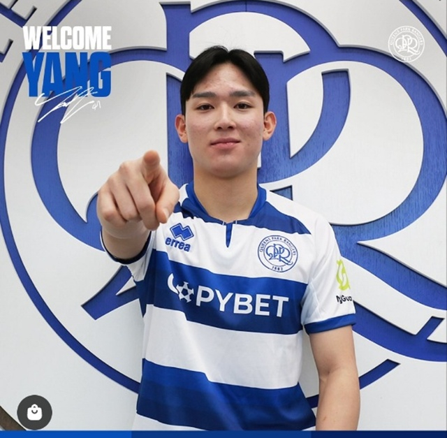 양민혁. /사진=QPR SNS 캡처