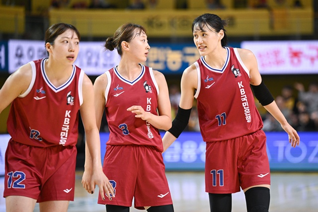 청주 KB 선수들. /사진=WKBL 제공