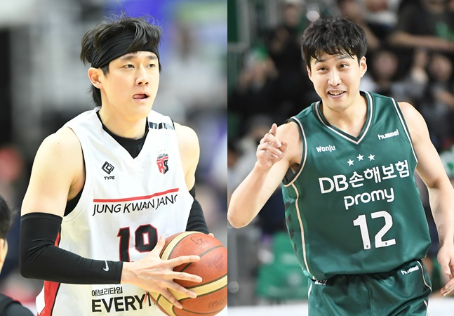 최성원(왼쪽)과 김영현. /사진=KBL 제공