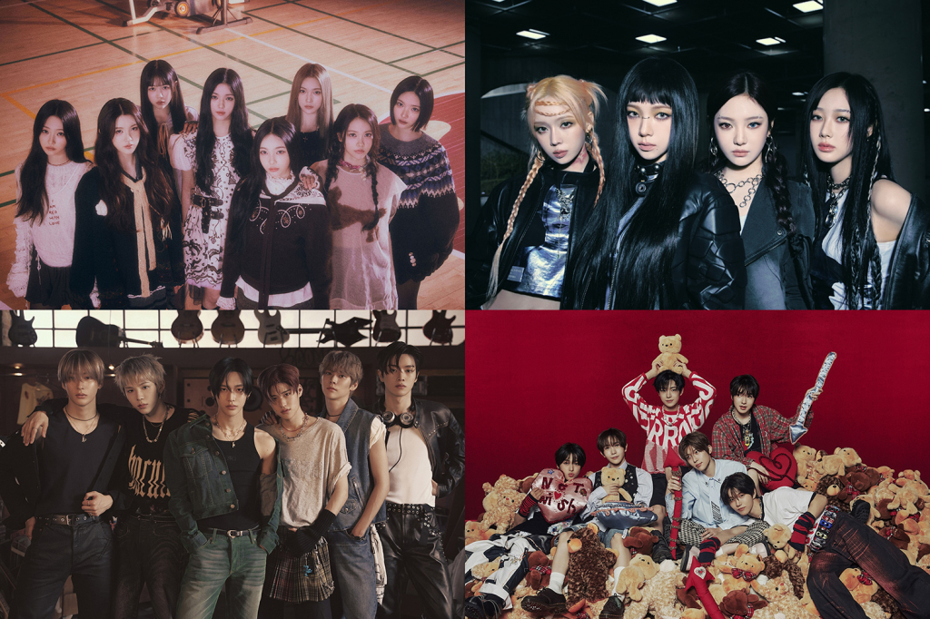 하츠투하츠, 에스파, NCT WISH, 라이즈(왼쪽 위부터 시계 방향) /사진=SM엔터테인먼트