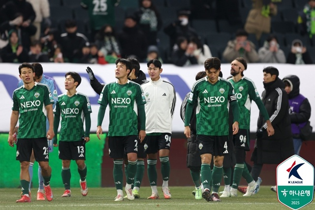전북현대 선수단. /사진=한국프로축구연맹 제공