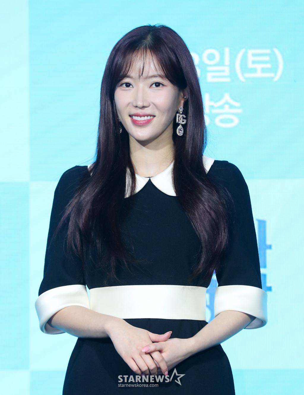 [서울=뉴시스] 김혜진 기자 = 배우 임수향이 21일 오후 서울 마포구 상암동 스탠포드호텔에서 열린 KBS2 새 주말드라마 '미녀와 순정남' 제작발표회에서 포즈를 취하고 있다. 2024.03.21. jini@newsis.com /사진=김혜진