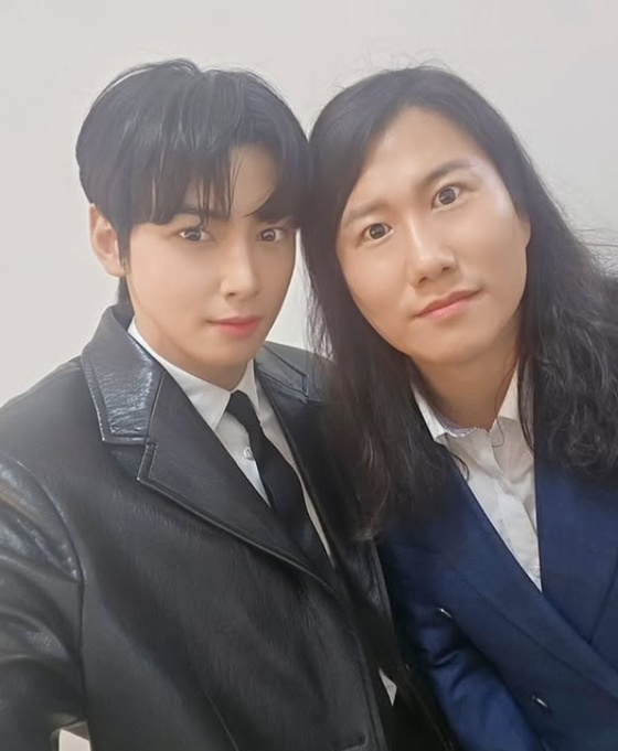 차은우(왼쪽), 임우일/사진=임우일