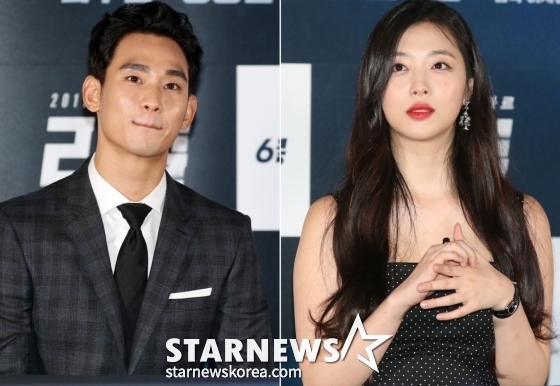 김수현, 고 설리 /사진=임성균 기자 tjdrbs23@