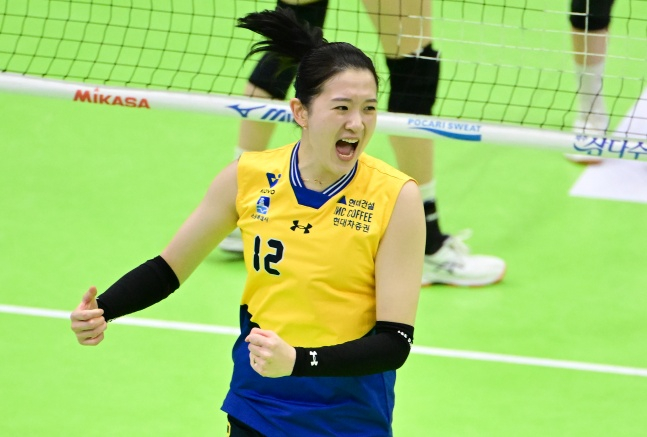 현대건설 이다현. /사진=한국배구연맹 제공