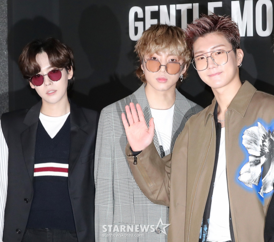 위너 김진우(왼쪽부터), 강승윤, 이승훈 /사진=스타뉴스