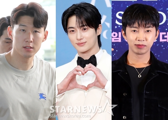 손흥민, 변우석, 임영웅(왼쪽부터) /사진=스타뉴스