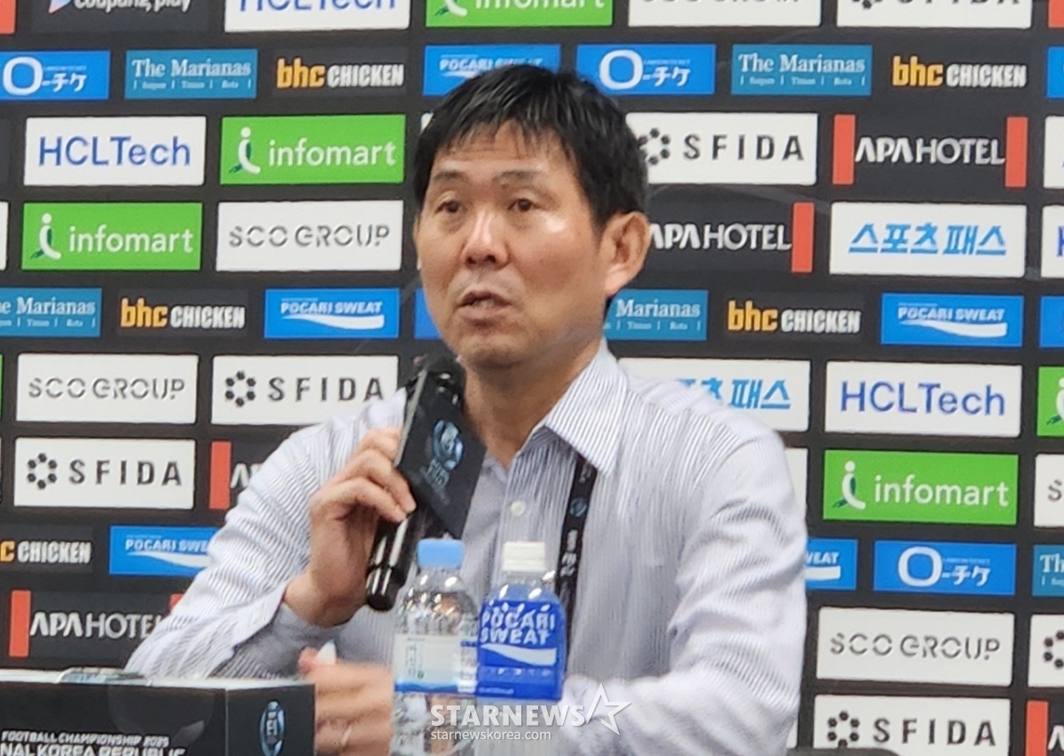 모리야스 하지메 일본 국가대표팀 감독. /사진=박건도 기자