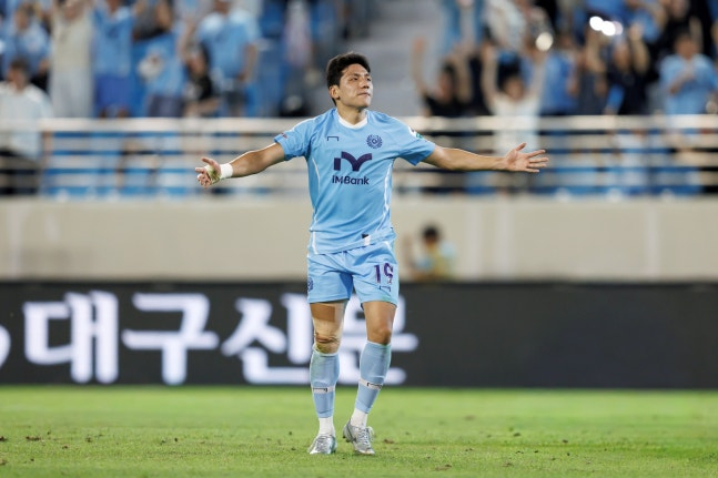 대구FC 공격수 박대훈. /사진=한국프로축구연맹 제공