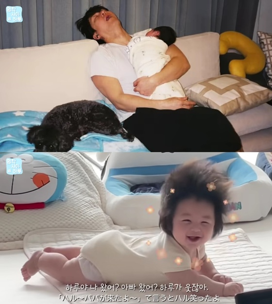 심형탁과 그의 아들/사진=유튜브 형탁 사야의 하루