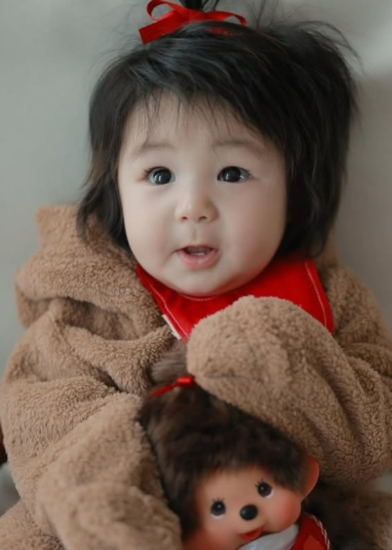 심형탁 아들 하루 /사진=사야 SNS