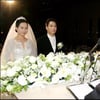 [★포토]고은주-한상윤, 경건한 주례사
