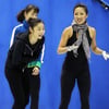 [★포토]김연아-미셸콴 '여왕과 전설의 웃음'