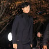 [★포토]김수현 '오늘 패션 콘셉트는 올 블랙!'