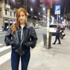 효민, 4만원 주고 산 가죽재킷 자랑 "쇼핑의 神"