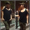 유세윤, 어깨 절개 티셔츠로 섹시미 '발산'