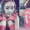 백보람, 축구 유니폼 입고 응원준비 '등넘버 11'  