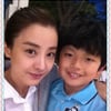 박은혜, 폭풍성장 왕석현과 다정샷 "촬영중"