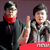 [★포토]은지원 '고모님 힘내세요!'