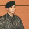 '복무논란' 비, 초스피드 외부행사..'애써 밝은표정'