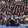 [★포토]싸이, 대통령 취임식장서 "강남스타일"