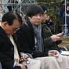 [★포토]가족석에서 취임식 지켜보는 은지원 