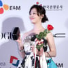 [★포토]민지현, 독특한 패턴의 드레스!