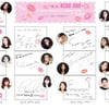 오늘은 키스데이!..키이스트 女배우 키스마크 '대공개'