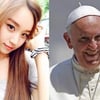'하이스쿨' 정유민, '방한' 프란치스코 교황 "환영해요"