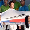 [★포토]태극기와 함께 입장하는 현빈
