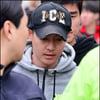 [★포토]김현중 '고개숙인 입대'