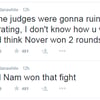 UFC 회장, 직접 판정 불만, "남의철 이긴 경기 심판이 망쳐"