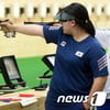 [광주 U대회] 한지영, 女 사격 공기권총 개인 금메달..'대회 2관왕'