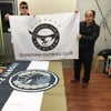 성남FC 서포터즈, '지진 피해' 日 미야기 현에 깃발 기부