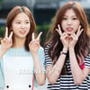 [★포토]최유진-권은빈, '같은 브이포즈 다른 매력'
