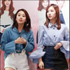 [★포토]채영-미나, '잘 어울리는 캐주얼 패션'