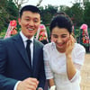 "우리 결혼했어요"..김민재♥최유라, 행복한 웨딩마치