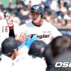 한화 김원석, 유재훈 상대 달아나는 투런포!.. 시범경기 2호