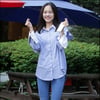 [★포토]전유림 '오늘은 파랑색으로!'