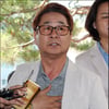 '대마초혐의' 법원 출두 기주봉, 갈색 염색머리 '눈길'