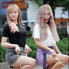 [★포토]유시-소민, '아침부터 끈으로 섹시하게'