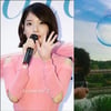 "꽃갈피둘" 아이유, 비눗방울 촬영中인 깜찍 귀요미