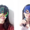 한지민, 로봇 가면 장착! ..'조카바보' 인증